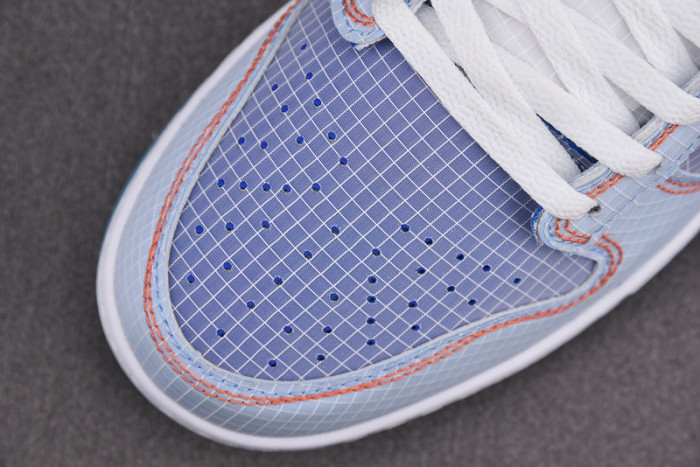 union x nike dunk low blue dj9649-400