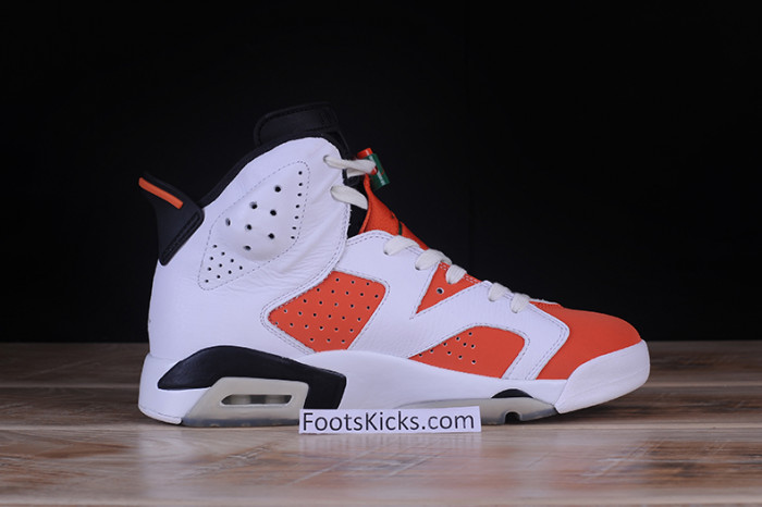air jordan 6 retro nrg g8rd "gatorade" orange mens 384664-145