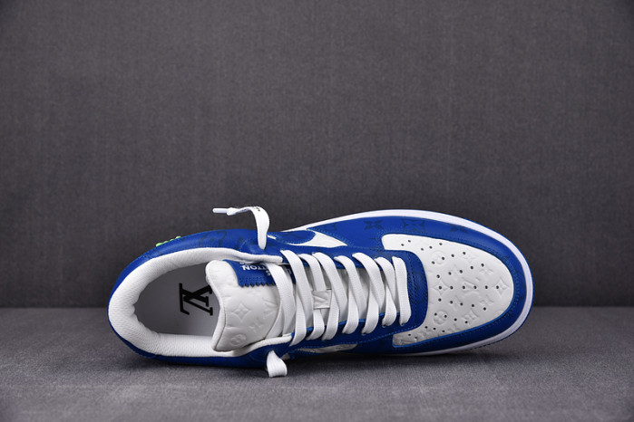 nike low air force 1 x bule white