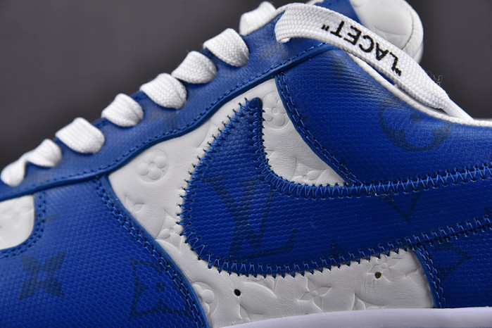 nike low air force 1 x bule white