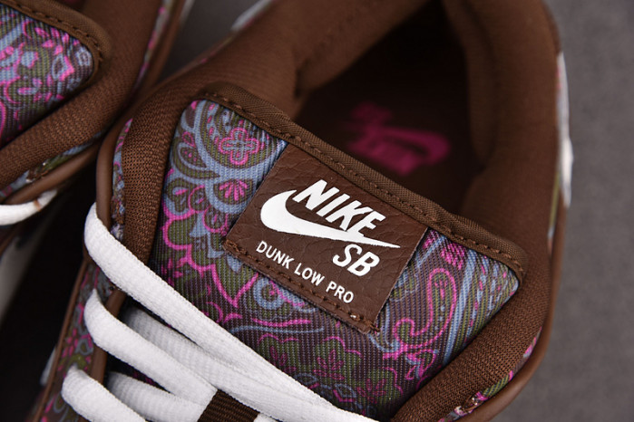 nike sb dunk low pro paisley brown dh7534-200