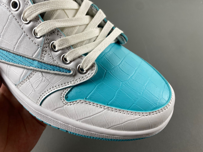 travis scott x air jordan white bule dm7866-771