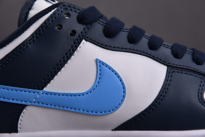 nike dunk low midnight navy university blue fn7800-400
