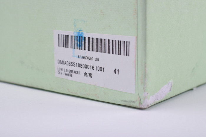 OFW 3.0 Low Sneaker (Black & White) OMIA065S188000161001