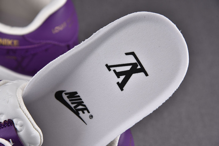 nike low air force 1 x purple white