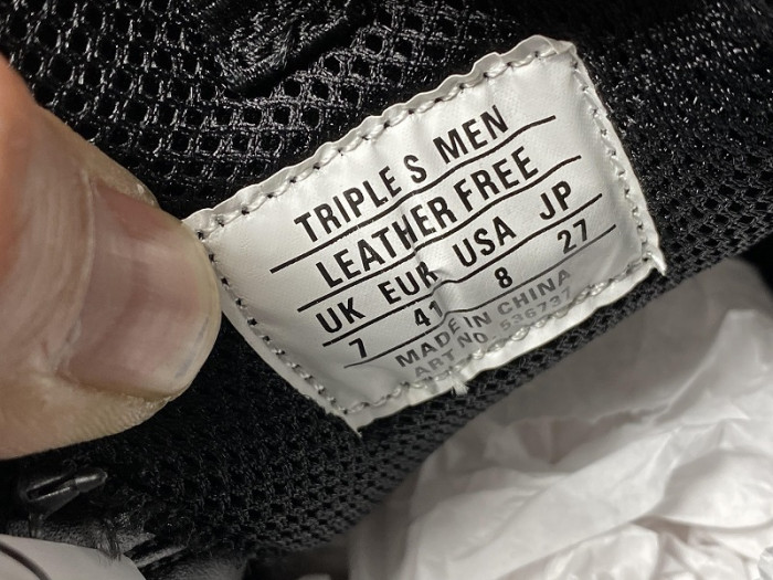 triples trainer sneakers letters 2000015