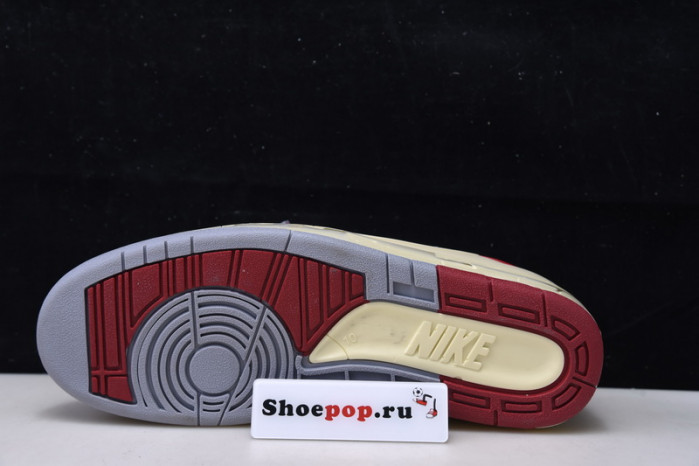 ofw x air jordan 2 low sp white red dj4375-106