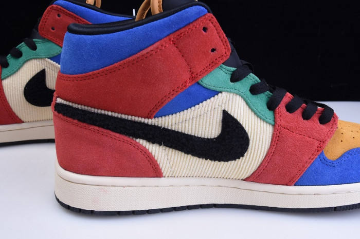 air jordan 1 mid blue the great cu2805-100