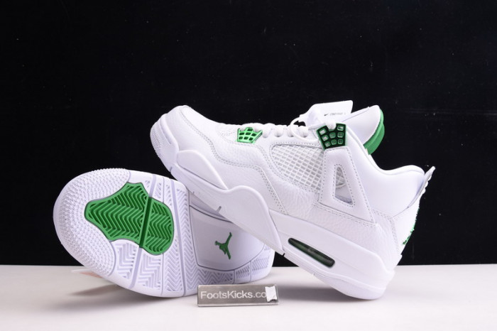 air jordan 4 retro “pure money” white green ct8527-113
