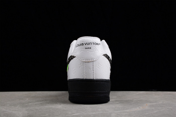 nike low air force 1 x white black