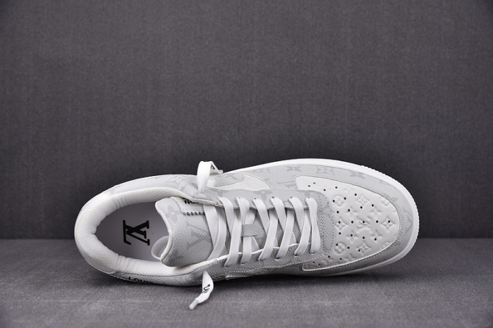 nike low air force 1 x grey white