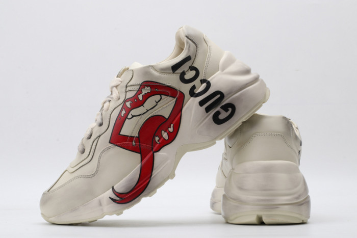 g*u*i rhyton vintage trainer sneaker 576965 drw00 9555