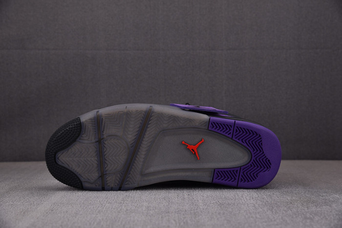 travis scott x air jordan 4 retro purple aj4-766296