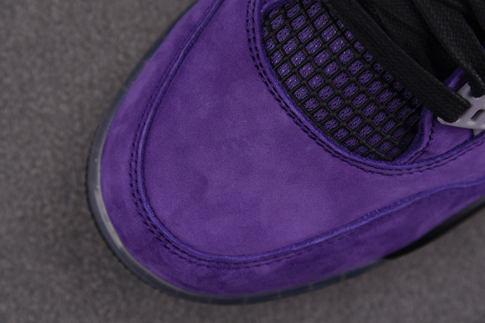 travis scott x air jordan 4 retro purple aj4-766296