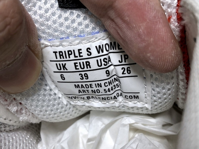 triples trainer clear sole sneakers 3000010