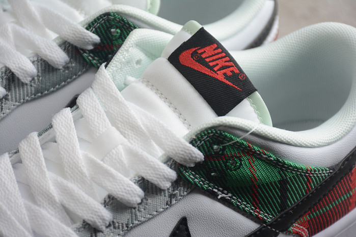 nike dunk low plaid dv0827-100