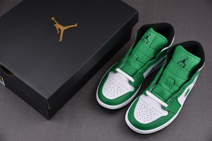 air jordan 1 mid lucky green (gs) dq8423-301