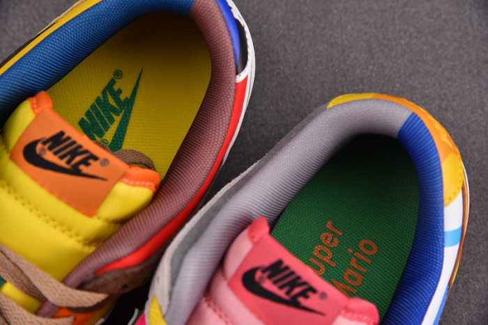nike dunk low "what the S*per mario" custom dh0952-101