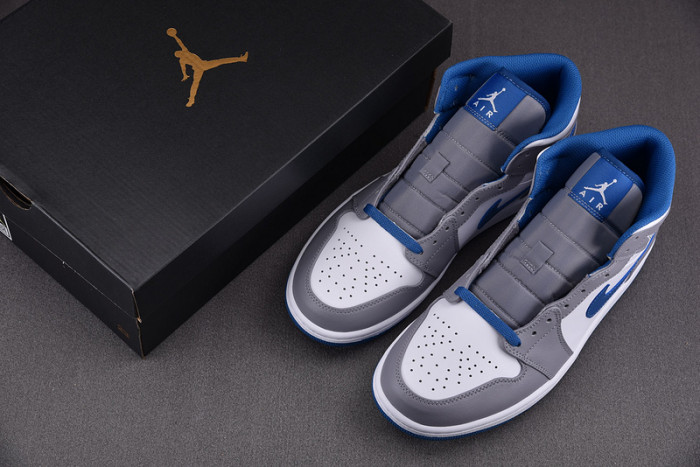 air jordan 1 mid true blue cement dq8423-014