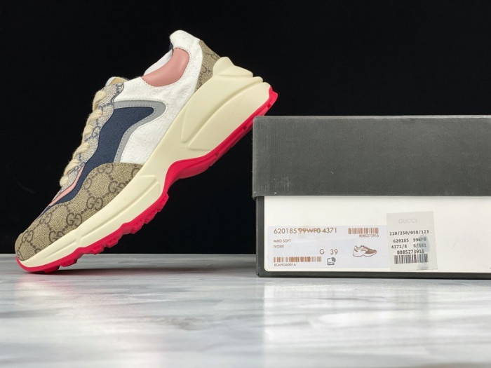 g*u*i rhyton vintage trainer sneaker 576964 drw00 9522