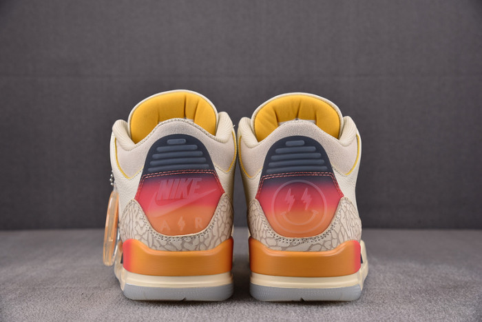 j balvin x air jordan 3 "medellín sunset" fn0344-901