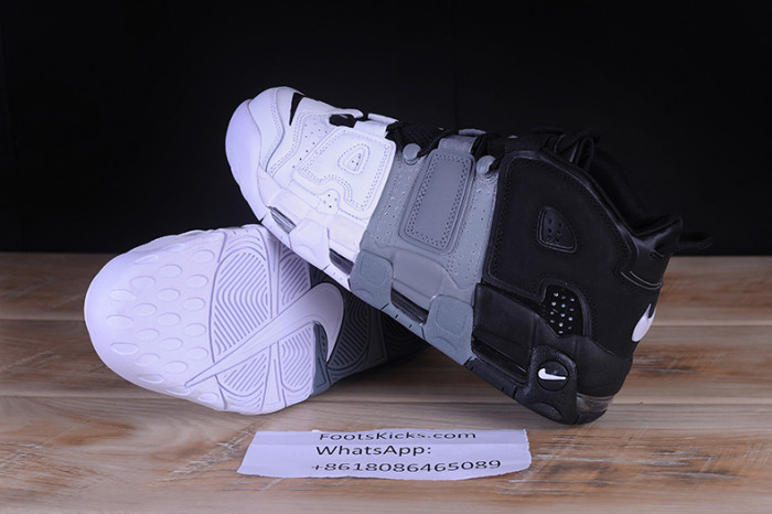 nike air more uptempo “tri-color” black-grey-white 921948-002