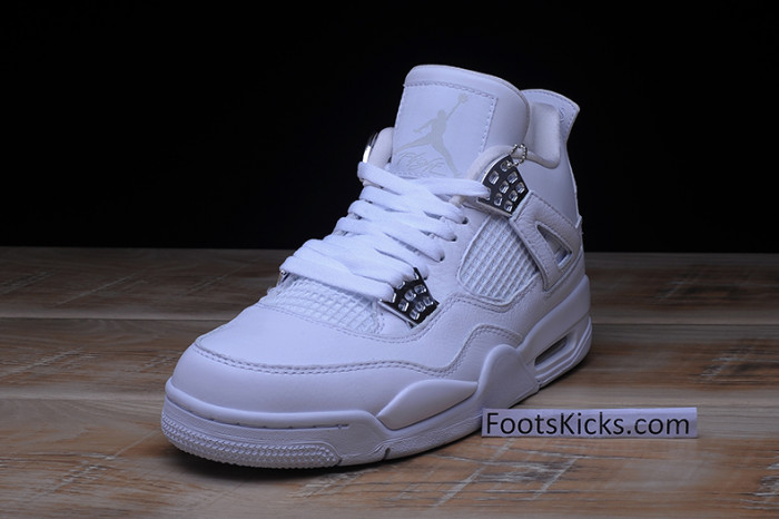 air jordan 4 retro “pure money” white 308497-100